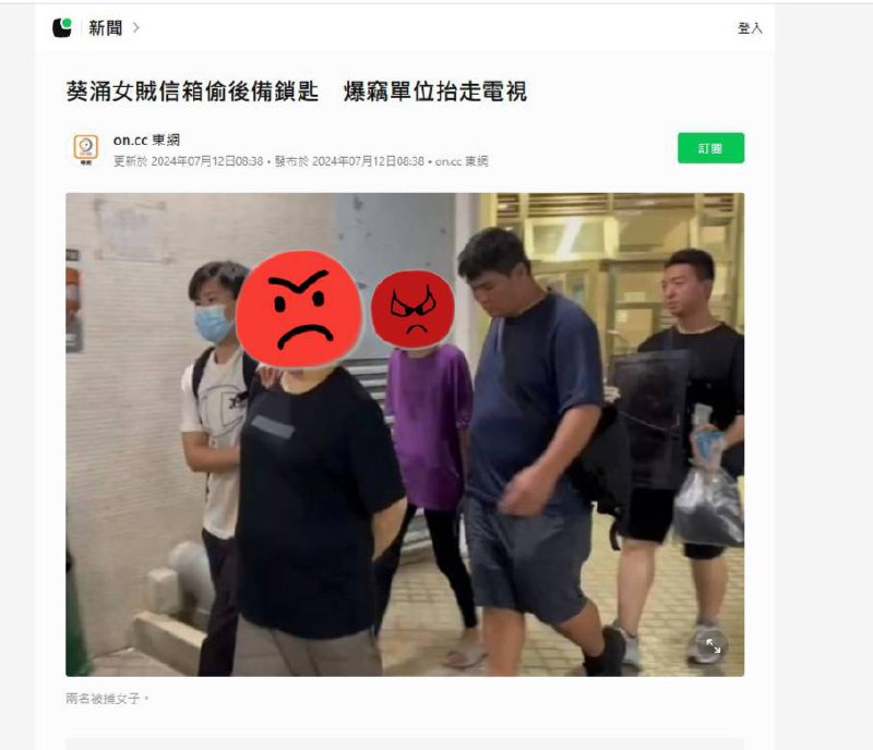 竊賊翻查信箱示意圖